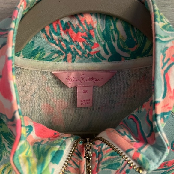 Lilly Pulitzer Skipper Popover On Parade Elephant Giraffe Print Resort Wear - Picture 5 of 6